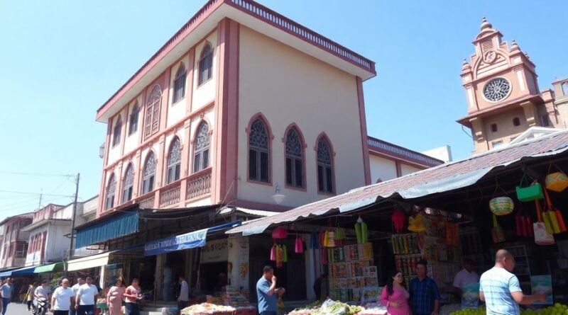 Pemandangan jalanan ramai di Banda Aceh.